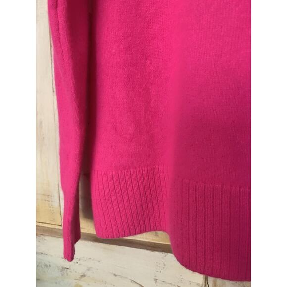 Aqua Cashmere Ti Amo Crew Neck Pink 100% Cashmere Sweater Size XS Exclusive - Picture 9 of 13